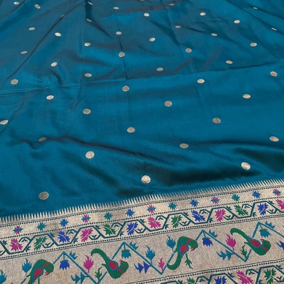 Paithani silk saree | Wedding saree | Party saree | - Picture 9 of 12